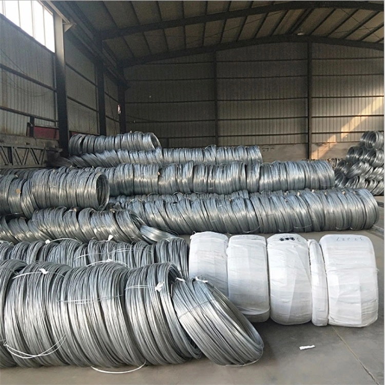 Ms Hot Dipped Electro Gi Galvanized Steel Wire with AISI 1008 1006 0.3mm 2mm 4mm 6.5mm ASTM 6 8 9 10 12 14 18 20 Gauge in Barbed Wire Electric Cable for Hanger