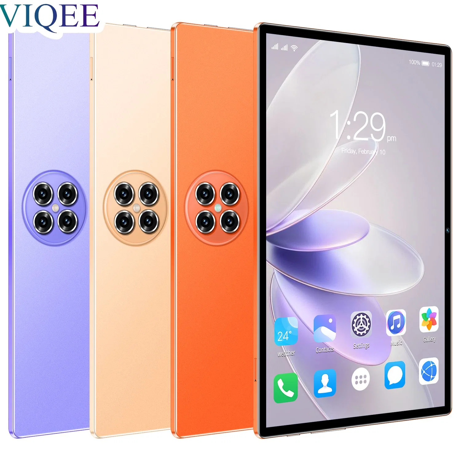 Wholesale Foreign Trade New Viqee Product, Hot Sale Brand New Tablet PC 10-Inch Model Mate50 Octa-Core Dual SIM, Android PC Tablet. OEM/ODM. Ready in Stock