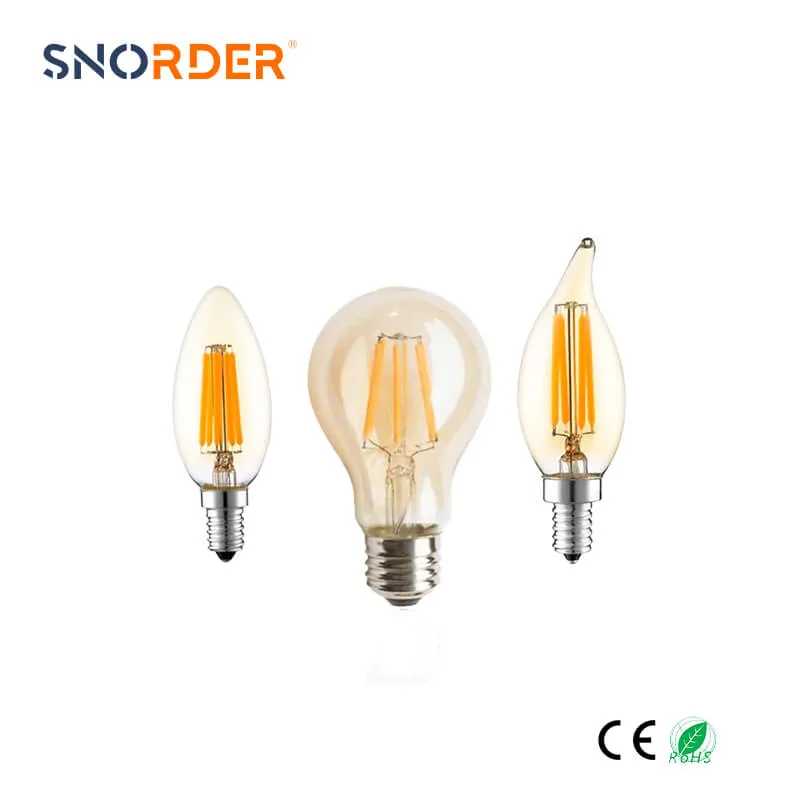 LED A60 Bulb Linear IC Driver 60*115mm 3000K Non-Dimmable Light Cup