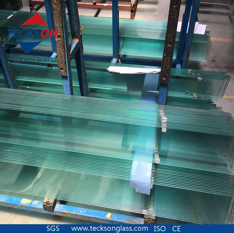 8mm Processed Toughened/Tempered / Annealed Glass for Frameless Shower Door