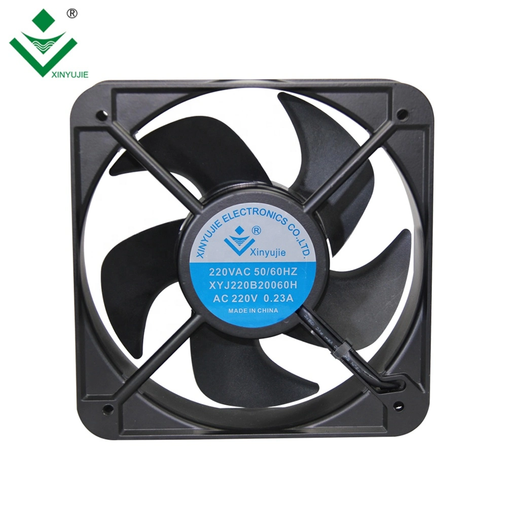 20060 High Cfm 110/220/380V Waterproof IP55 AC Cooling Fan Small Industrial 2700rpm Axial Fan 200X200X60mm