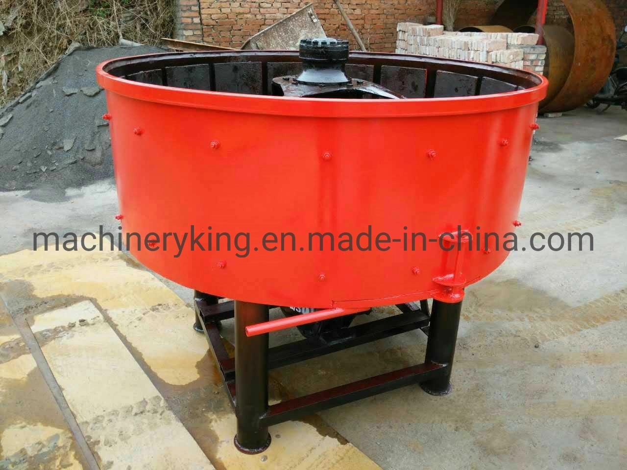 Wheel Mixer Edge Runner Mill Grinding Charcoal Powder Making Machine