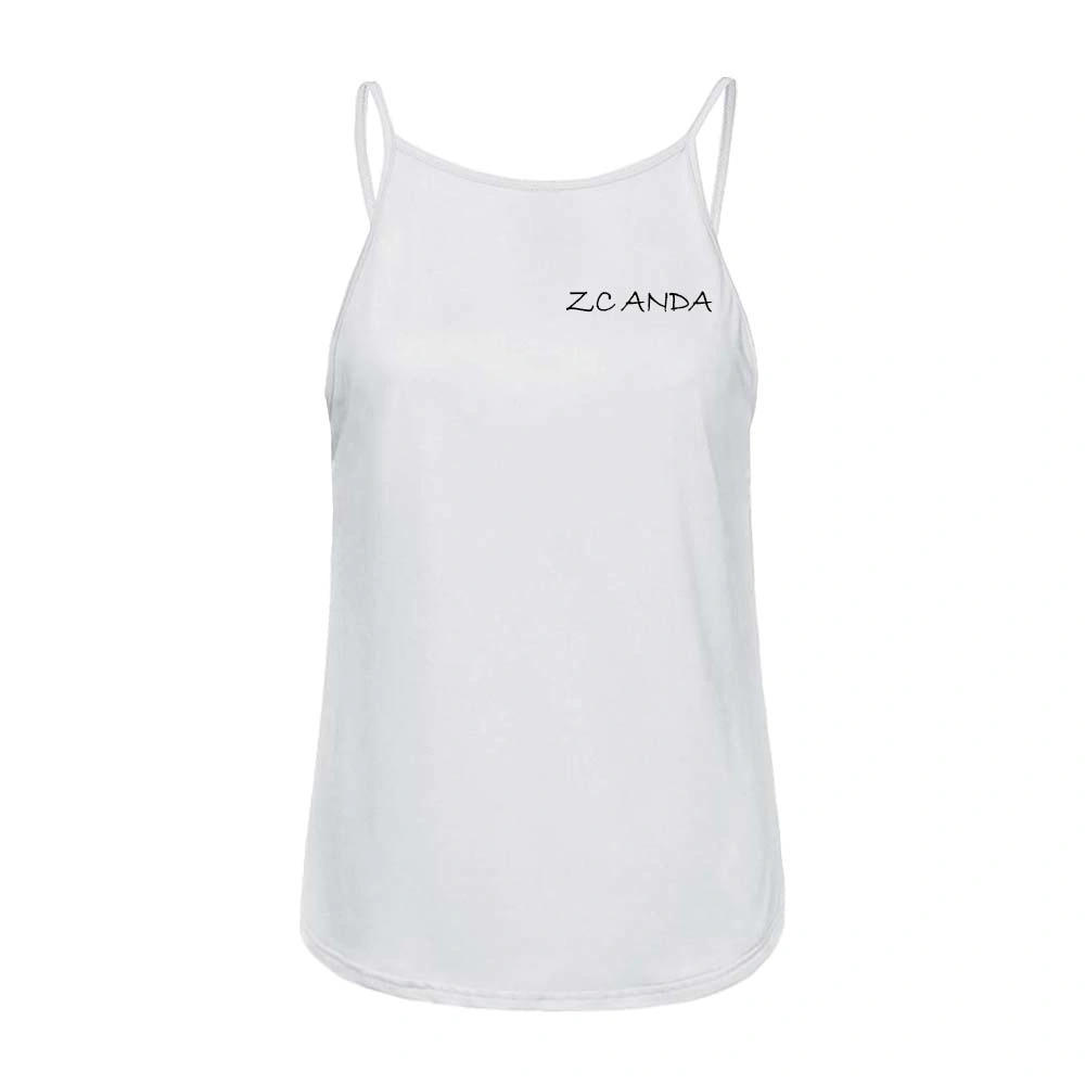 Hot Selling Casual Sexy 100%Cotton Tank Top Custom Printed Logo Tank Top for Women