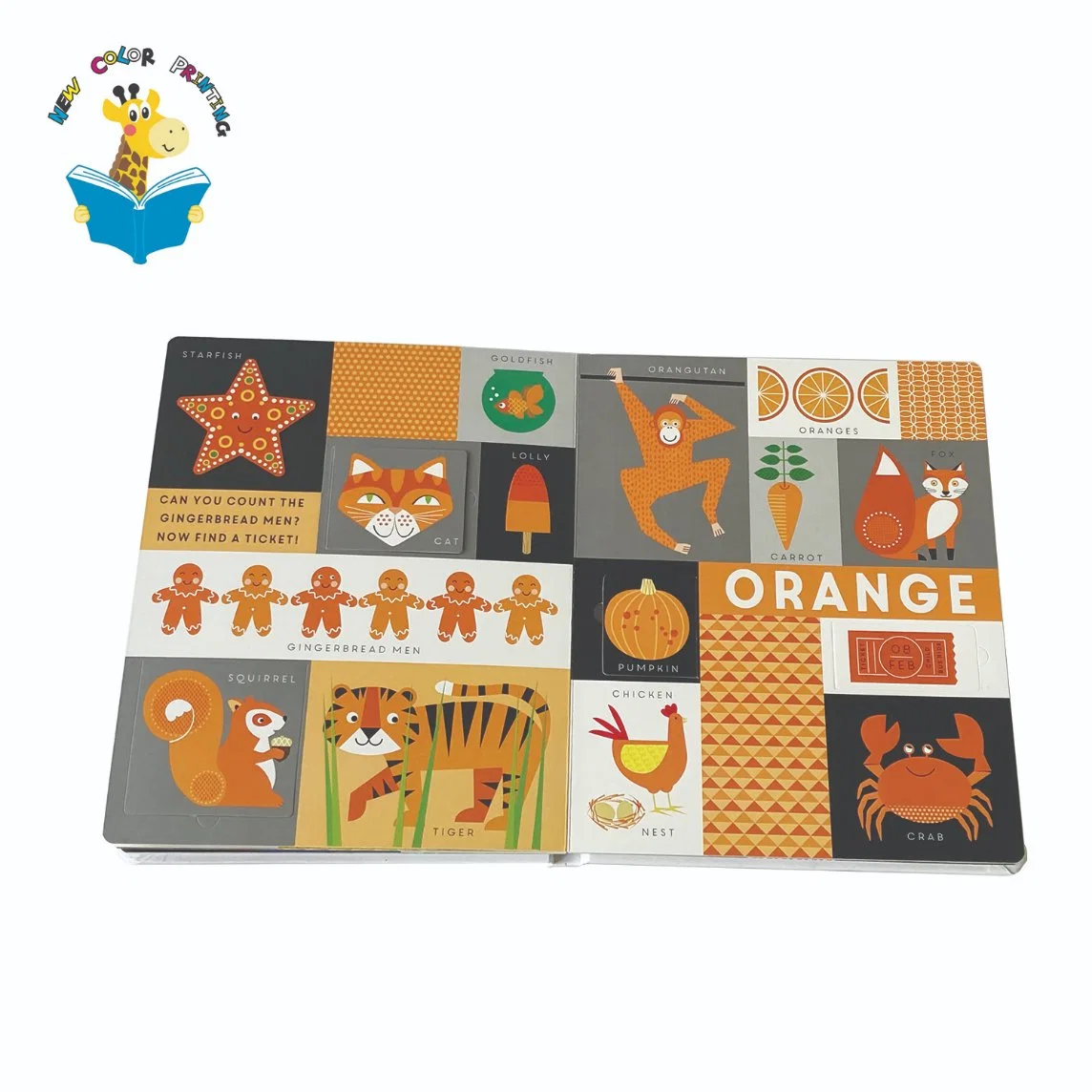 Colours and Animals Case Bound Board Book with Rounded Corners