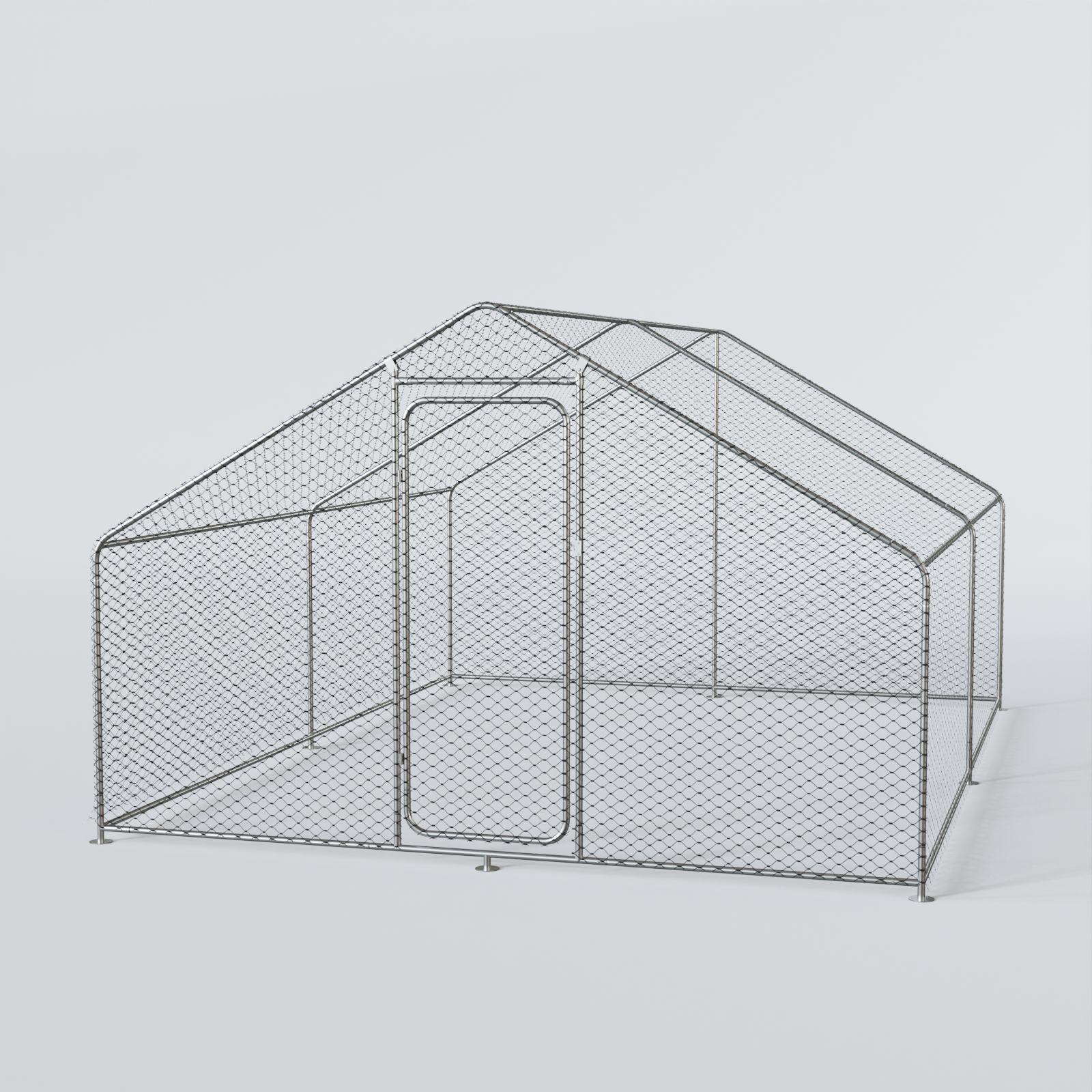 Chicken Run Coop Rabbit Ducks Hen Poultry House Large Metal Cages