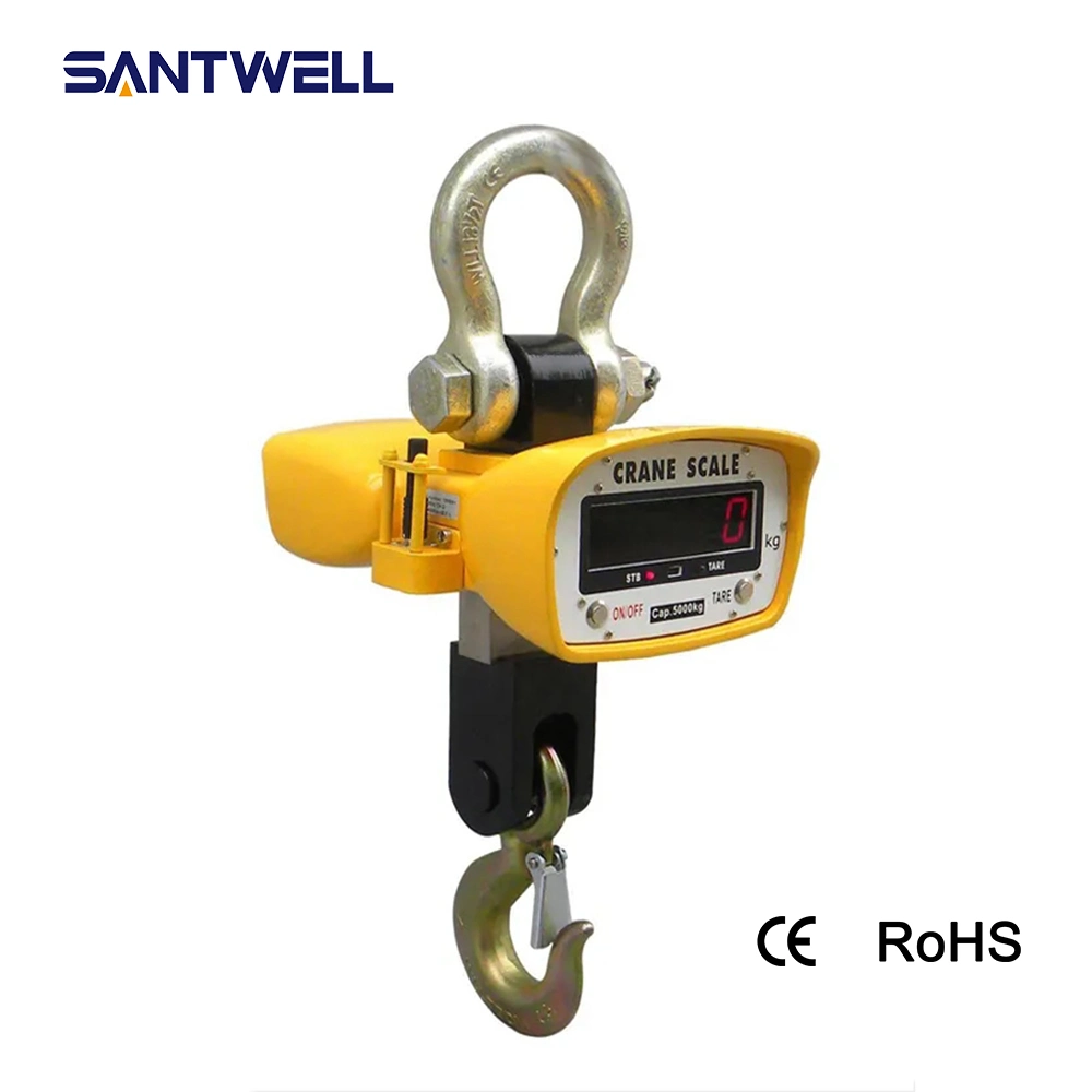 HK-Sw 1t Wireless Remote Electronic electronic Crane Scale Digital Hanging Weighing Scale