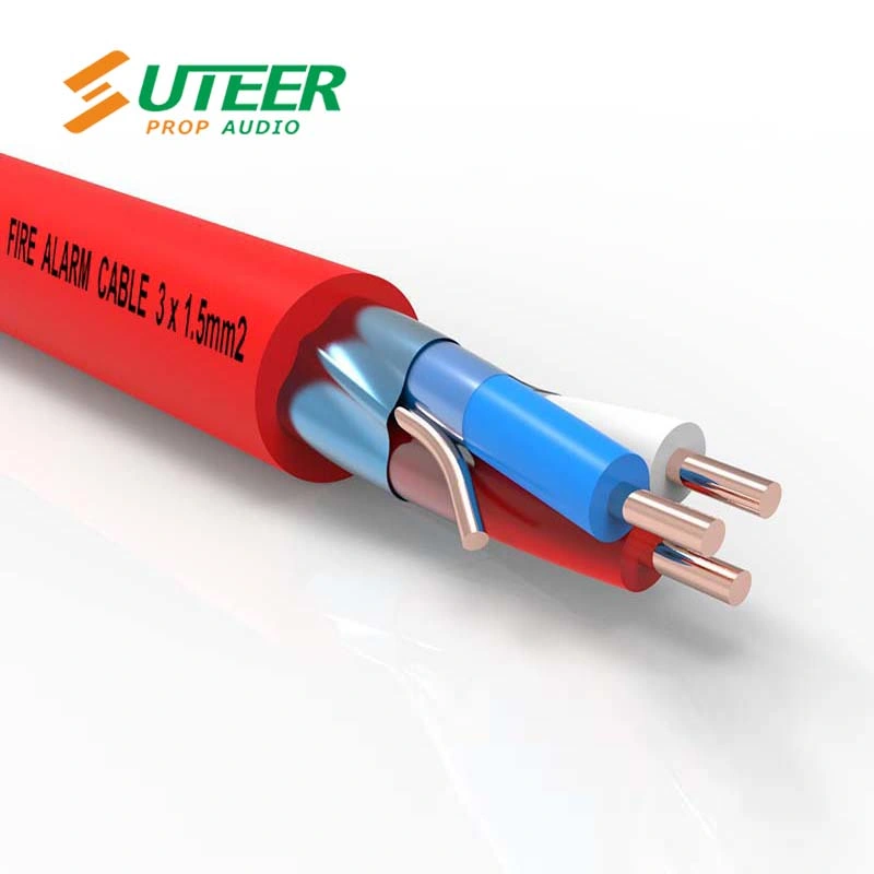 3 X 1.5 mm2 Shielded LSZH Fire Alarm Cable with Drain Wire