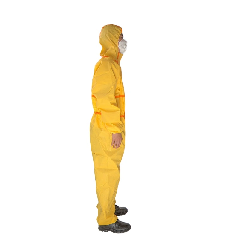 Wholesale/Supplier High quality/High cost performance  CE Type5b/6b En14126 Anti-Static Work Clothes Security Protection Disposable Ppes Suit