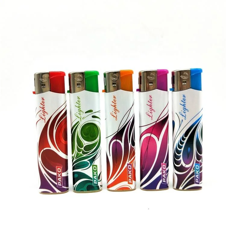 Environmentally Friendly, Low Price, Practical, Customized Normal Label-Colorful Electronic Lighter