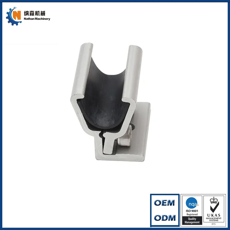 Custom Service Wholesale/Supplier Aluminum Solar Clamps Solar Panel Flat Roof Mounting End Clamp