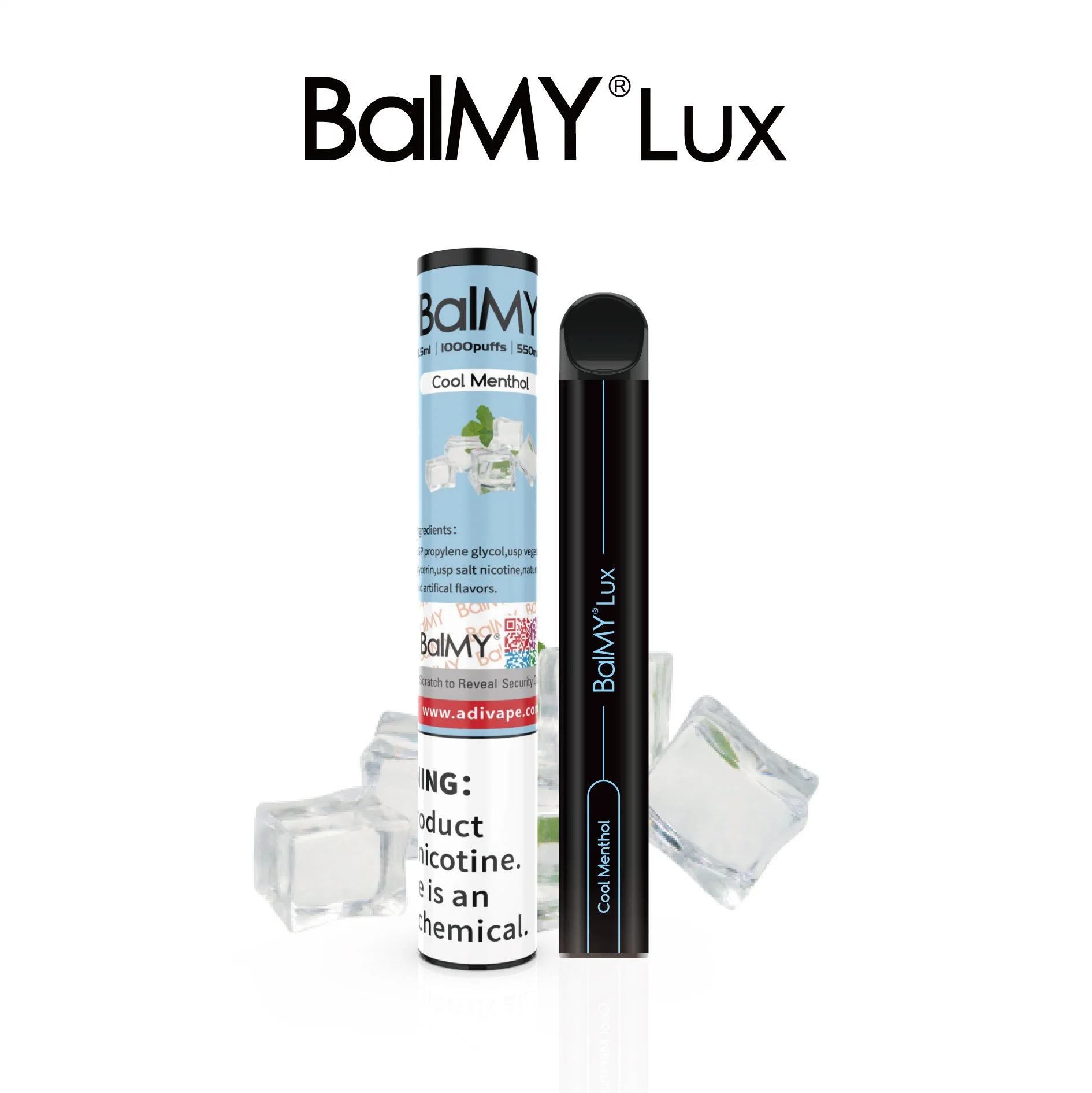 Balmy Lux 800-1000 Caladas Cigarrillo Electrónico Desechable Pod de Venta Exitosa