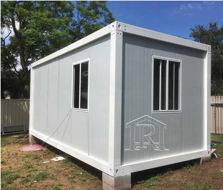 20ft contenedor desmontable de campo de Trabajo modular prelaboratorio moderno de doble piso Oficina Prehab Casa desmontable Casa para la Venta