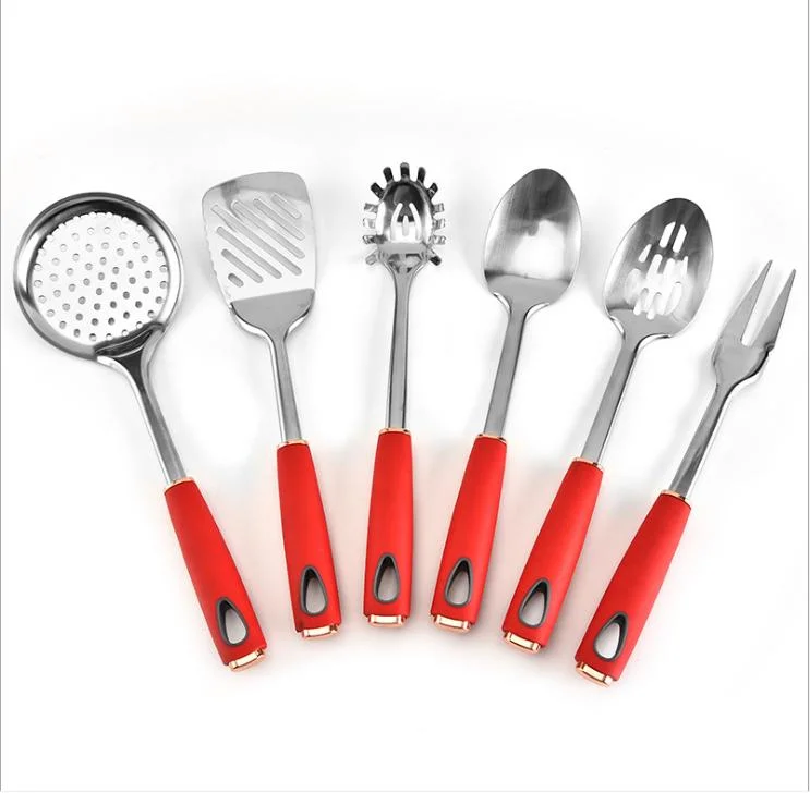 14 Piece Stainless Steel Kitchen Utensils Set Multifunctional Melon Shaver Pizza Knife Leak Spade for Cooking