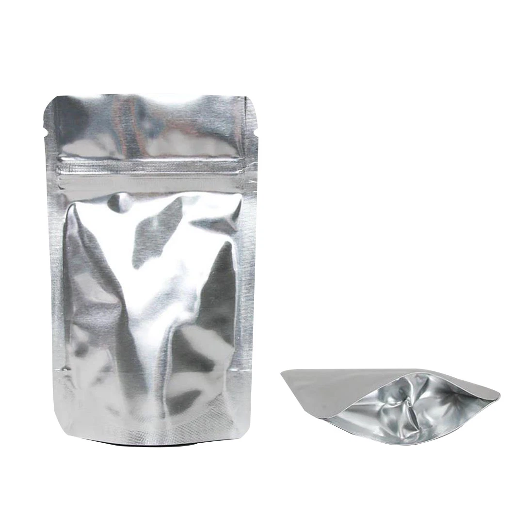 Mylar Bags Aluminum Foil Zipper Waterproof Pouch for Candy Tea Medicines Pills