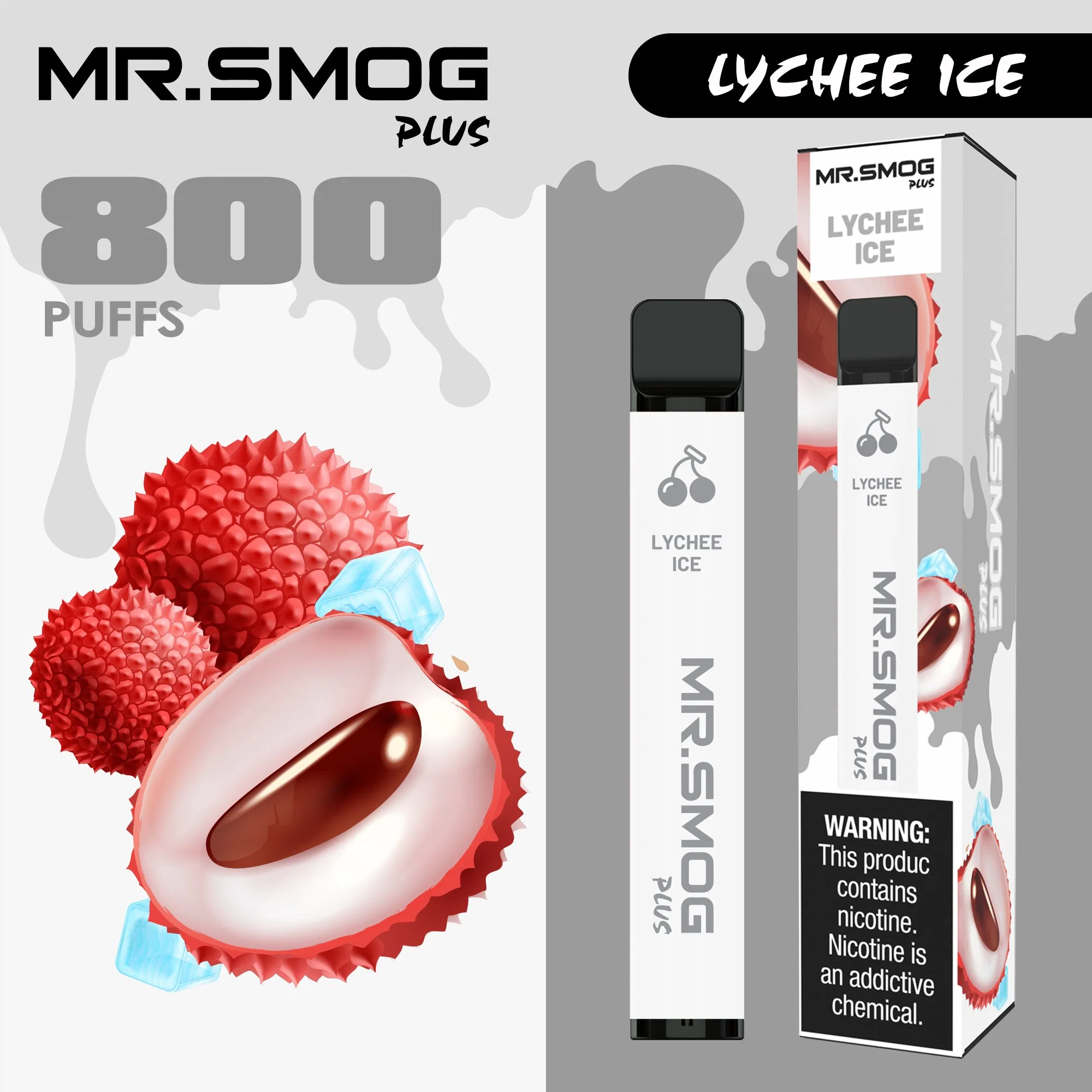 Shenzhen Elf Vapers barras de puff 600 500 Mr.Smog Plus 800 puffs 3.2ml e suco líquido 50mg 5% NIC Salar Electronic descartáveis Atacado I Pape Elektro cigarro