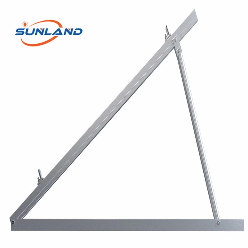 Flat Roof Mounting Solar Panel Aluminum Triangle Frame Adjustable Angle