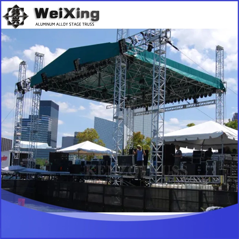 17X12X8m Aluminum Frame Truss Structure /Bolt Stage Lights Exhibition Truss Fast Build Stage Trusses