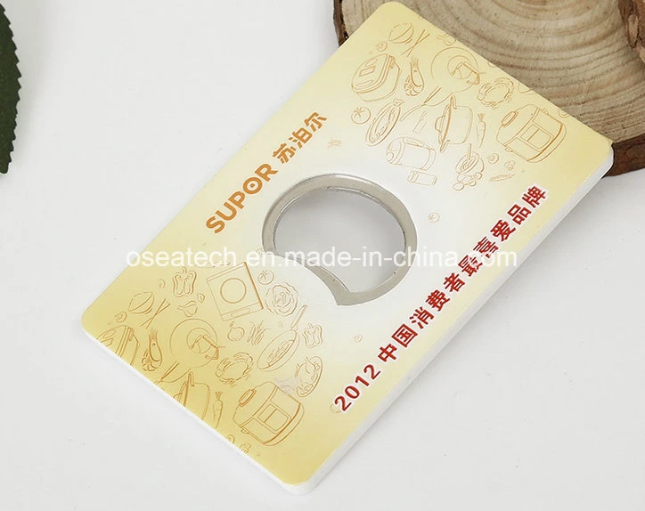 Custom Promotional Card Metal Stainless Steel Push Beer Bottle Opener Plastic Ring Tin Silicone Bottle Opener