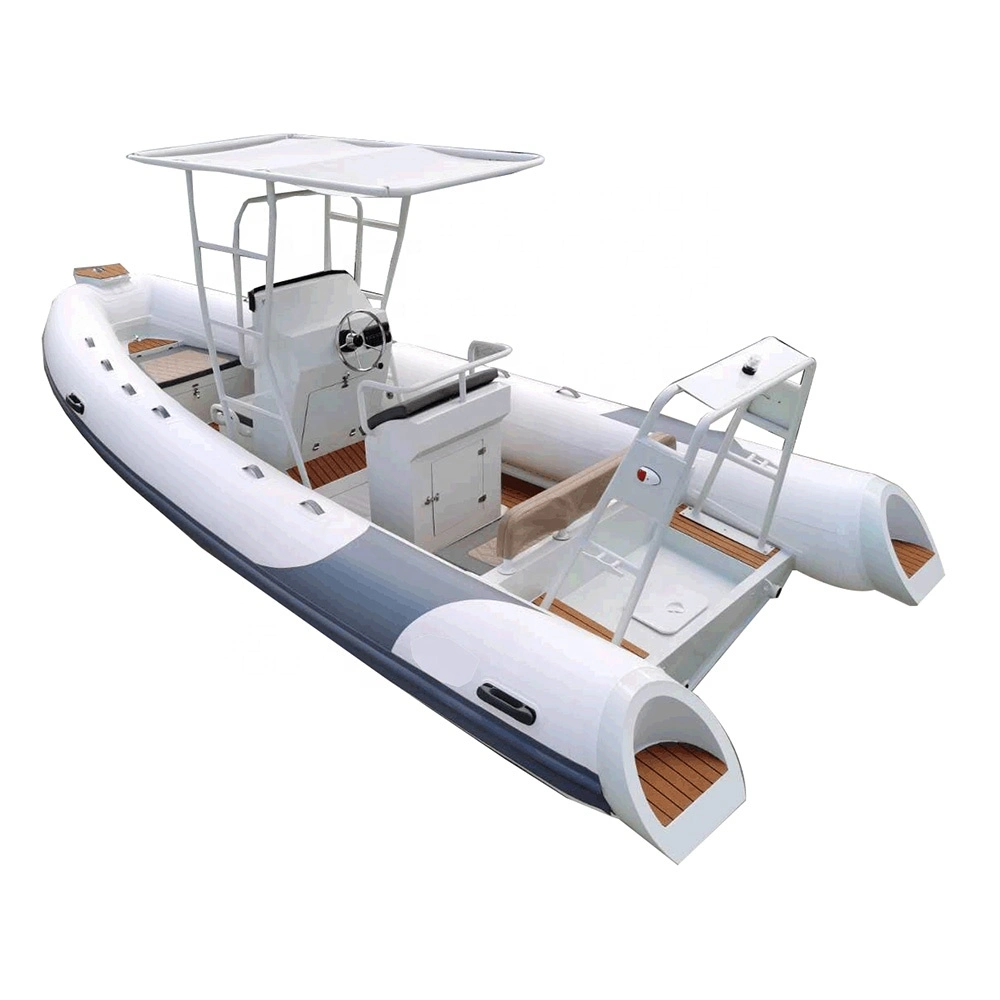 Ocean Master 19 FT Hypalon Aluminum Patrol Rib Boat 580