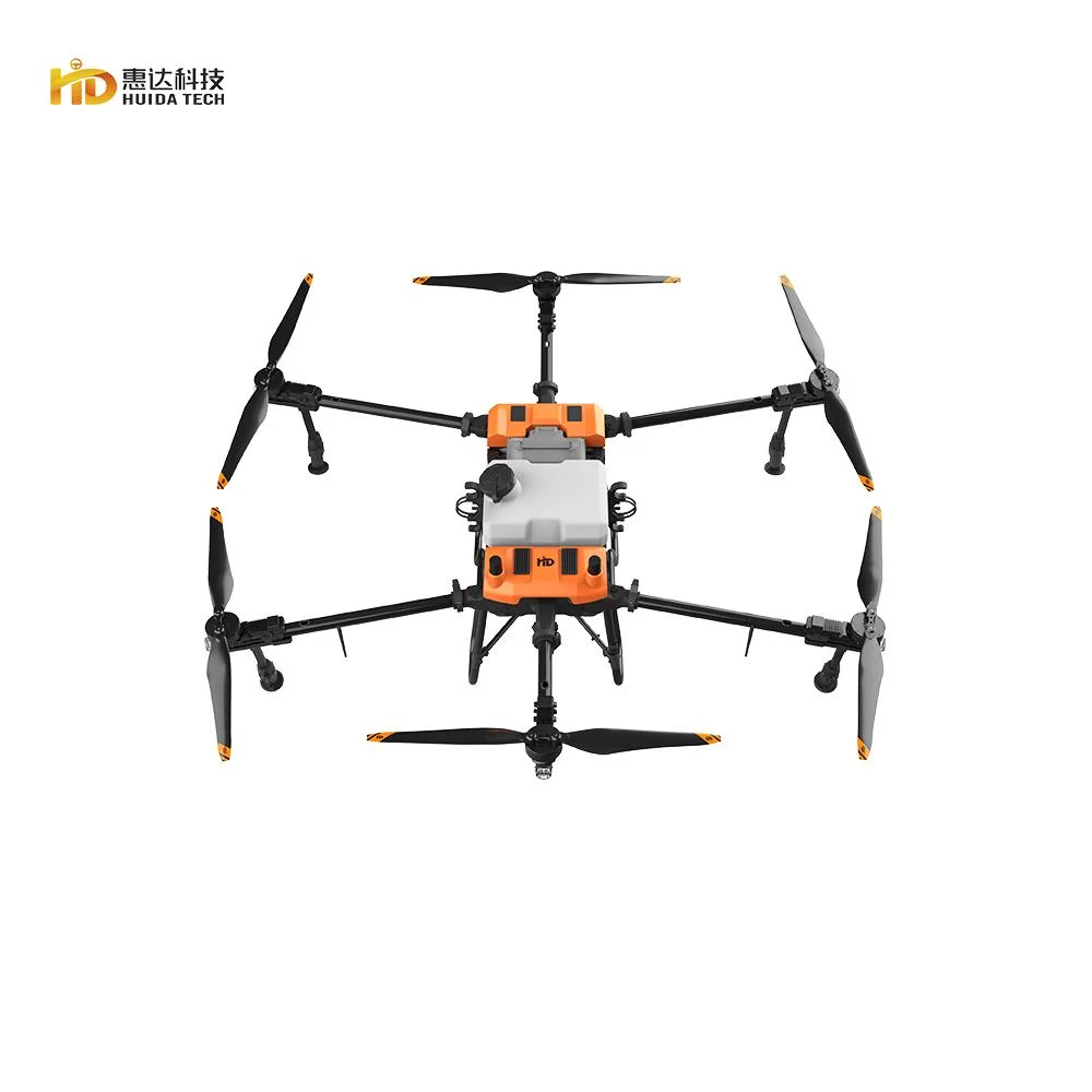 Commande sans fil du pulvérisateur à jet double GPS à jet double repliable HD UAV Agriculture Drone