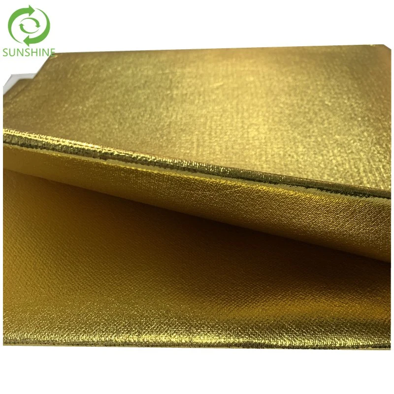 Lamination Nonwoven Fabric PP PE Laminated Fabric Shinning Decorative Cloth