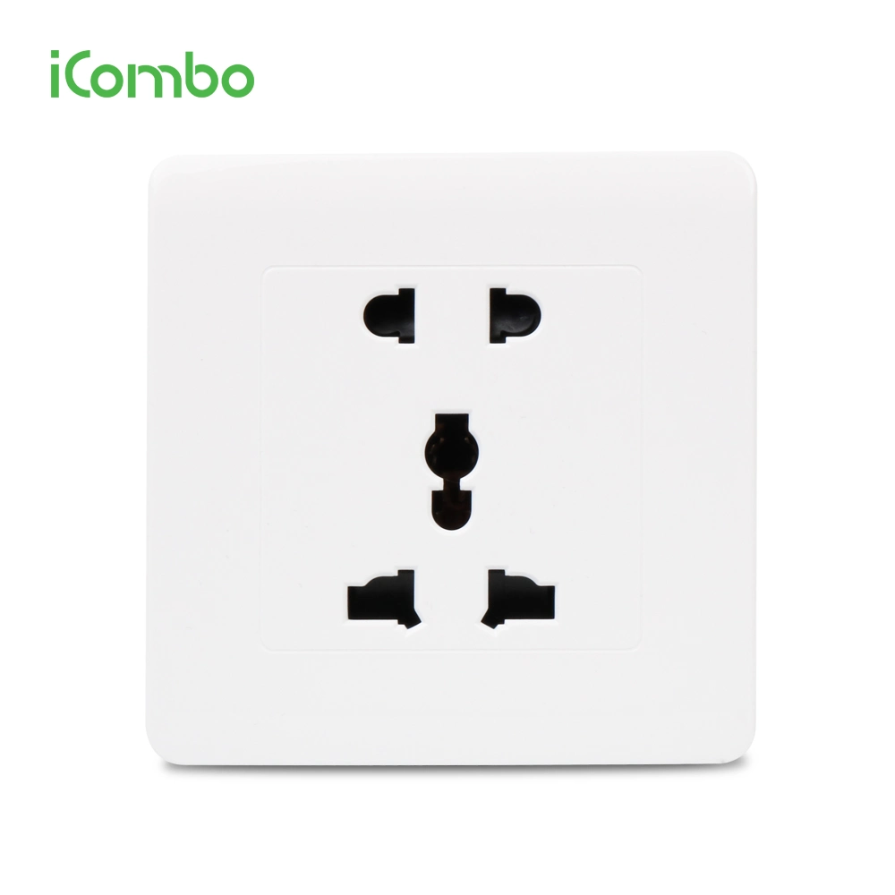 Mf 5 broche de l'électricité d'alimentation de la prise de courant murale universel 250V 16A