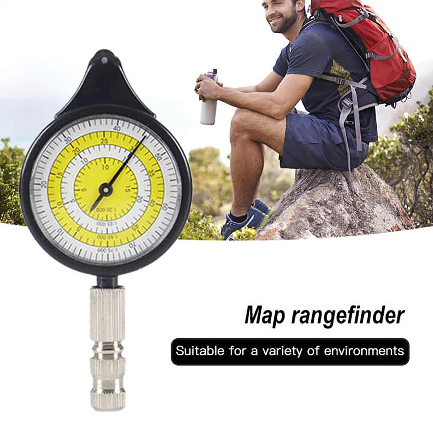 Rangefinder Multifunction Compass Map Odometer Curvimeter Outdoor Climbing Sport Wyz23847