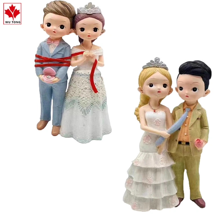 Custom Customized Resin Sculpture Couple Statue Beautiful Room Decoration Wedding Gift