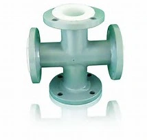 PTFE Lined Cross Ss400 SUS304 SUS316