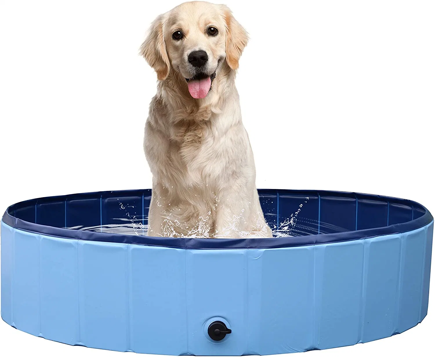 Foldable Non-Slip Pet Pool Portable PVC Bathing Tub Collapsible Kiddie Pool Indoor Outdoor