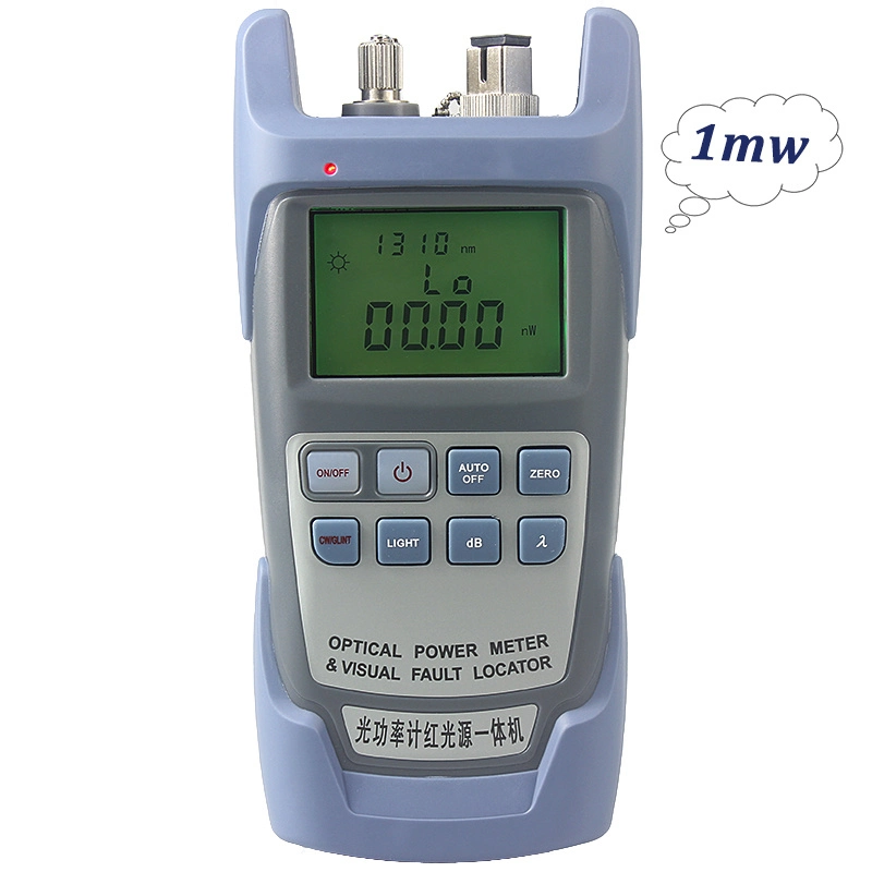 Best Price Laser Power FTTH Fiber Optic Optical Power Meter Cable Tester Build in 10 MW Visual Fault Locator