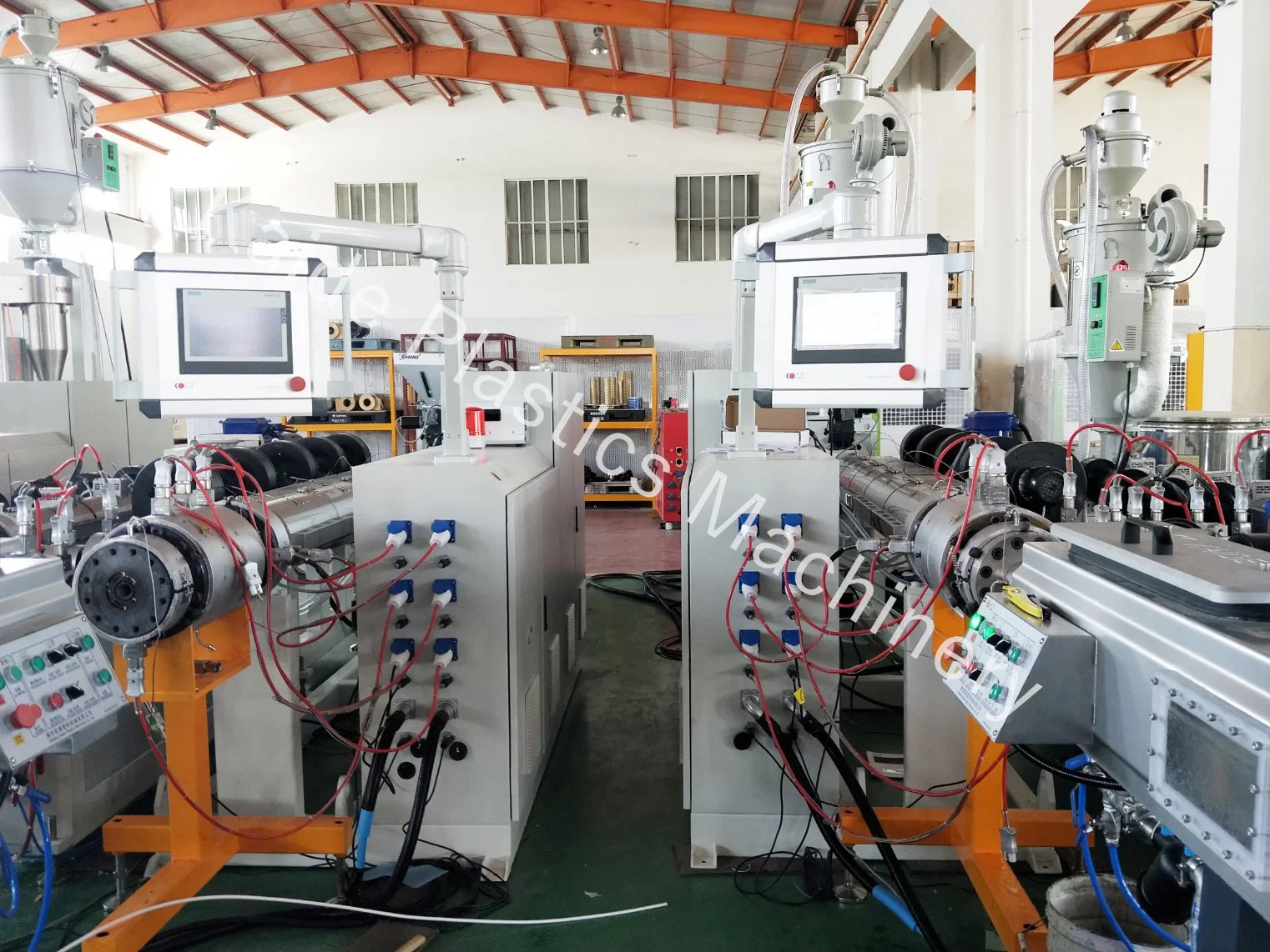 HDPE PE Plastic Electrical Cable Communication Bundle Pipe Tube Making Machine