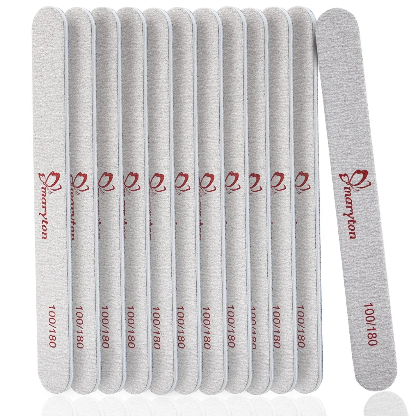 Runde Muster Manikue Nail Files Straight Private Label
