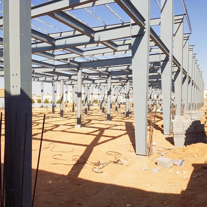 Personalizar la estructura de acero rápido de la construcción de la luz de montaje industrial para almacén de la planta de taller