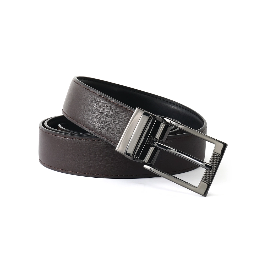 Custom Luxury Business Top Grain Genuine Leather Men&prime; S Fashion Belt