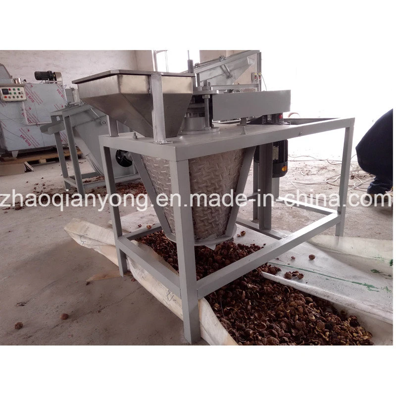 300-800kg/H Hot Sale Factory Price Single Unit Walnut Cracking Machine