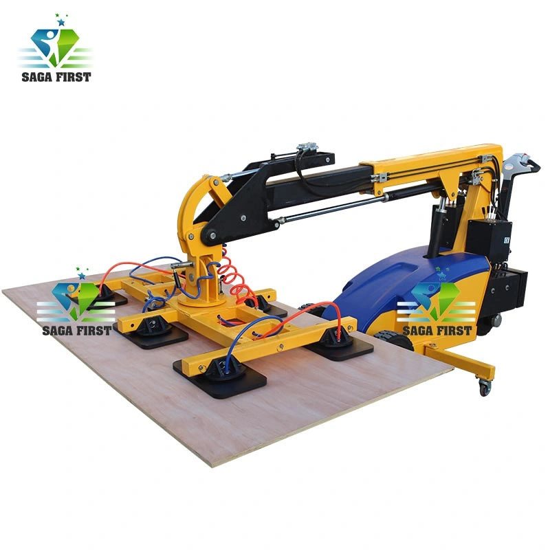 Drivable Electric Lifting Vacuum Lifter Robot for Installing Glass Window