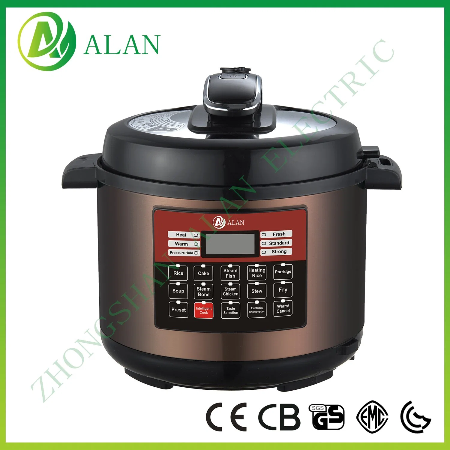 Smart Stainless Steel Multi Cook Electric High Pressure Cookers Aluminium Pot