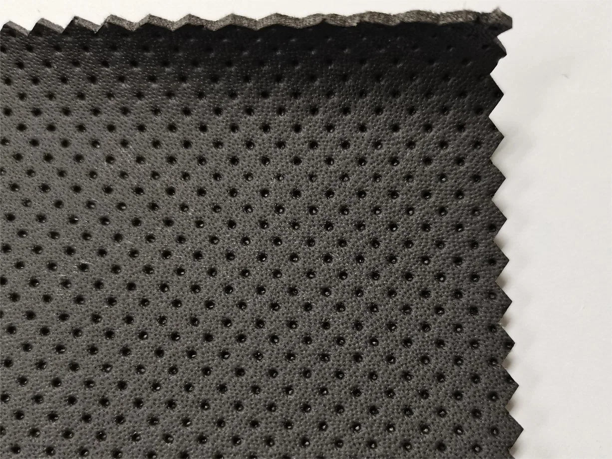 Microfiber Leather Automotive Huafon High quality/High cost performance Fire Resistant Perforated Synthetic