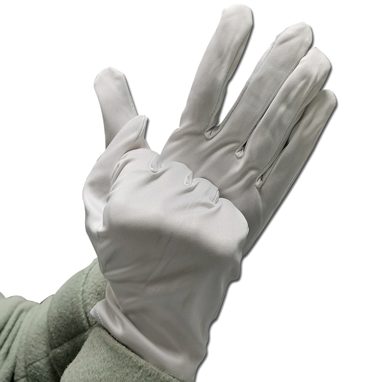 Goldene Lieferantin hohem grade Stretchable bequeme Cleanroom Microfiber Handschuhe