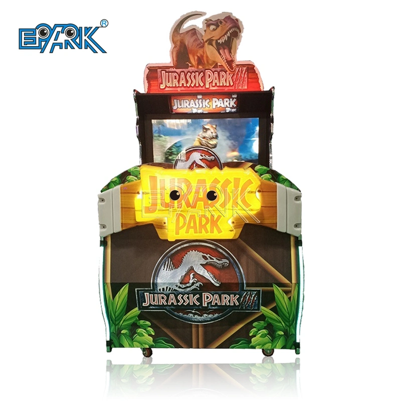 Arcade Centre de divertissement Jeu Jurassic Park Machine de jeu vidéo de tir avec pistolet