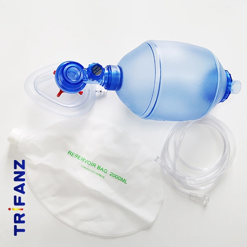 Resuscitation Medic Kit Disposable Bvm Adult Manual Resuscitators