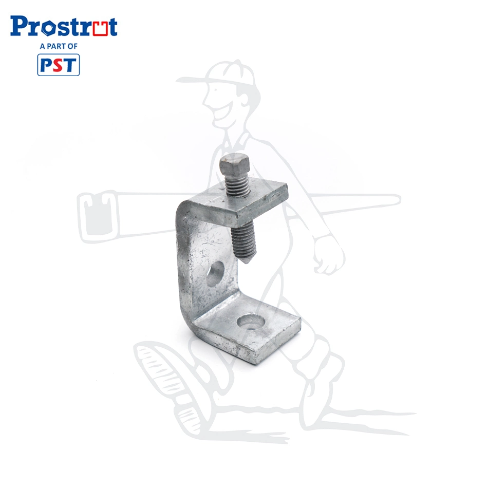 Set Screw Type Strut to Beam Clamp C-Type, Parallel for Strut Channel