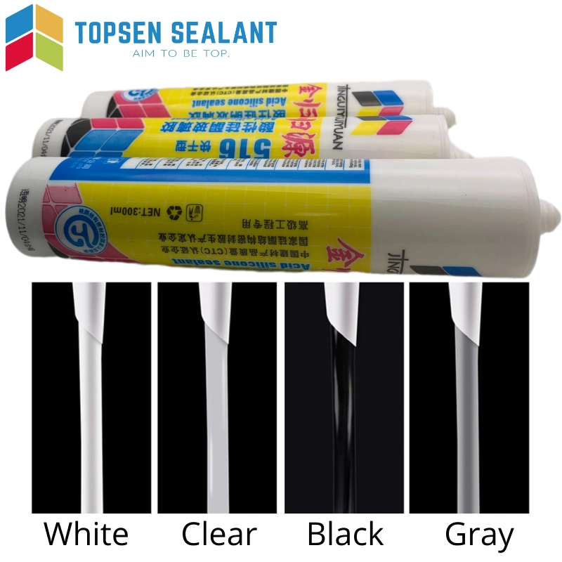 One Part OEM Acetic Silicone Sealant Adhesive Price for Water Resistant General Pupose Usage