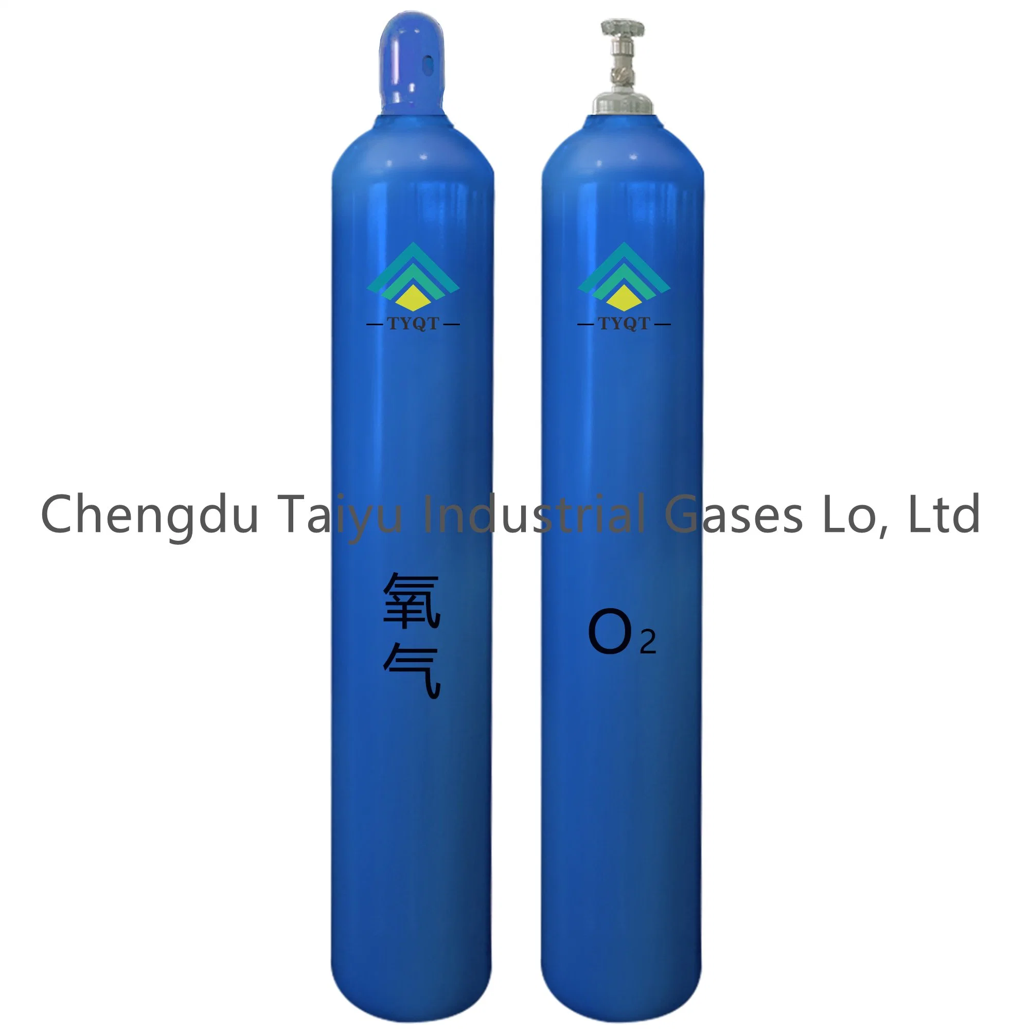 Industrial Grade 99.9999% O2 Oxygen Gas 50L Cylinder
