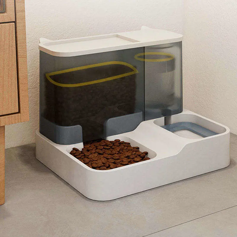 PP Intelligent Safe Food Dog Water Bowl Control Private Pet Automatic Feeder