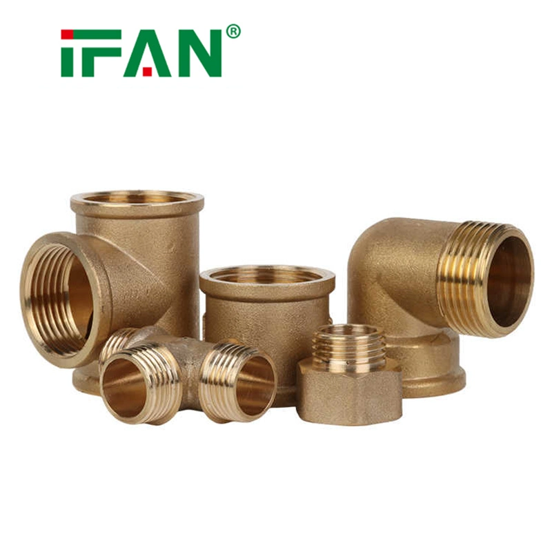 Ifan High Pressure Yellow Brass 02 Type Brass Pipe Fitting