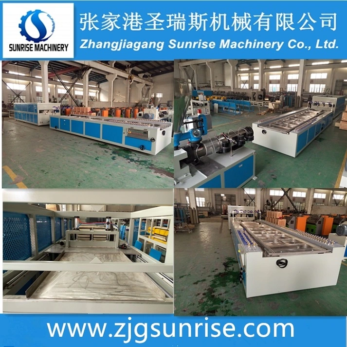 Plastic UPVC PVC Window Door Frame Panel Profile Cable Trunking Groove Extrusion Production Making Machine