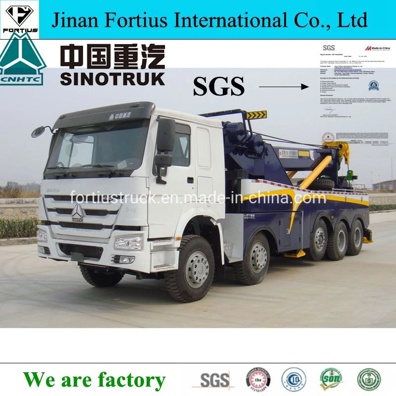 China Truck Road Rescue Emergency Rescue Truck Towing Truck Wrecker Truck of 8ton 16ton 20ton 30ton 40ton 50ton 60ton for Sale