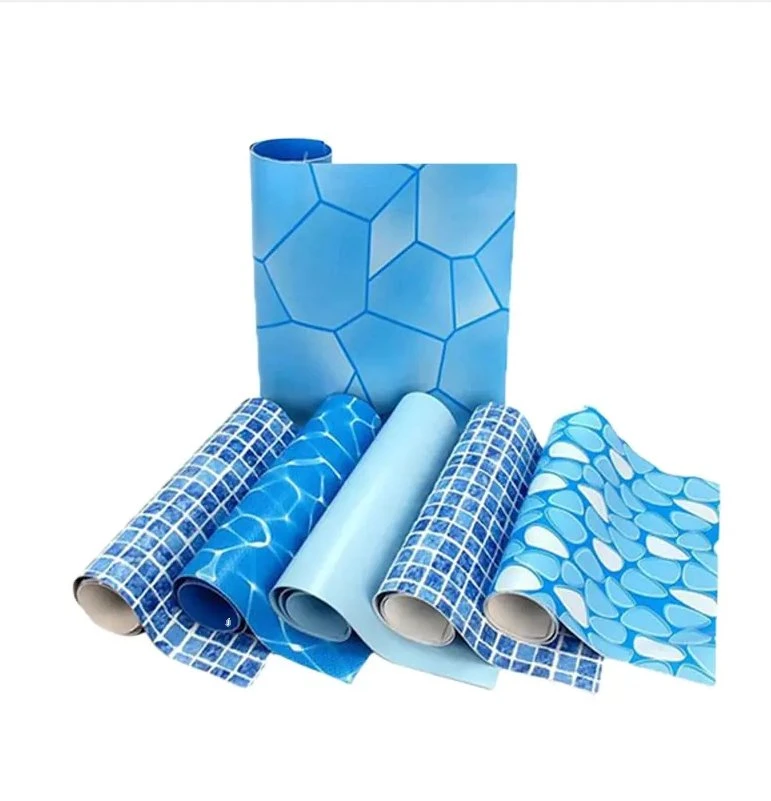 1,5mm Ocean Blue Pool PVC Liner reforzado con anti-UV para Piscinas de alrededor